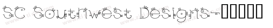 SC Southwest Designs字体转换